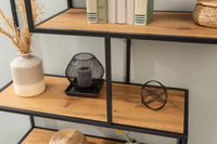 SNAKE Design shelf 165cm oak look bookcase with five shelves