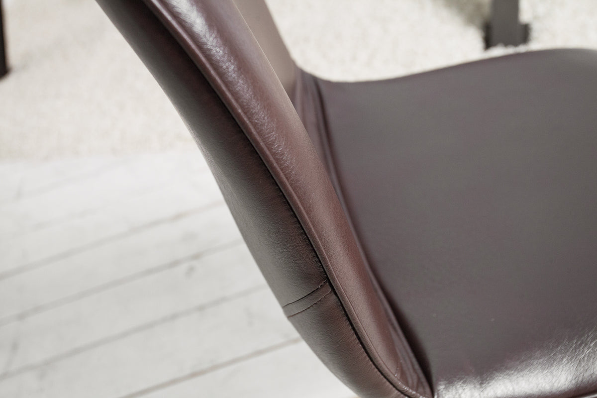 AMSTERDAM CHAIR Retro Stuhl antik braun Designklassiker