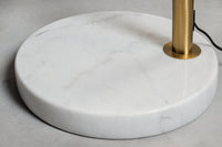 Extendable floor lamp LOUNGE DEAL 210cm metal marble base arc lamp