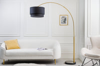 Extendable floor lamp LOUNGE DEAL 210cm metal marble base arc lamp
