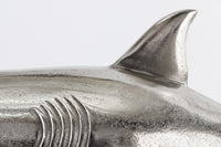 BIG BULL Modern Sculpture Silver Aluminum Decoration Bull Figure Paperweight