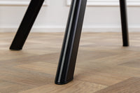 THE DUTCH COMFORT design chair velvet retro style with armrests