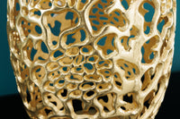 Filigrane Design XXL Vase ABSTRACT LEAF gold Handarbeit
