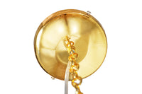 Design Kronleuchter DIAMONDS S 40cm gold Acryl 5-armig Barock Design