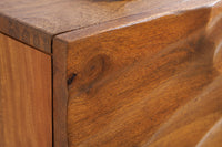 SCORPION solid wood TV bench 160cm brown mango lowboard wall cabinet