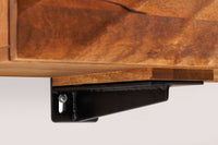 SCORPION solid wood TV bench 160cm brown mango lowboard wall cabinet