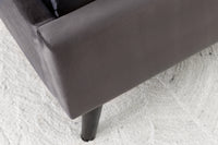 SIXTIES Modernes Doppelbett 160x200cm Queensize Polsterbett