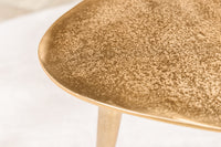 2er Set Couchtisch ELEMENTS 50cm Metall Handarbeit