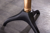 OCEAN Handgefertigter Beistelltisch 75cm gold schwarz Glas Metall maritim