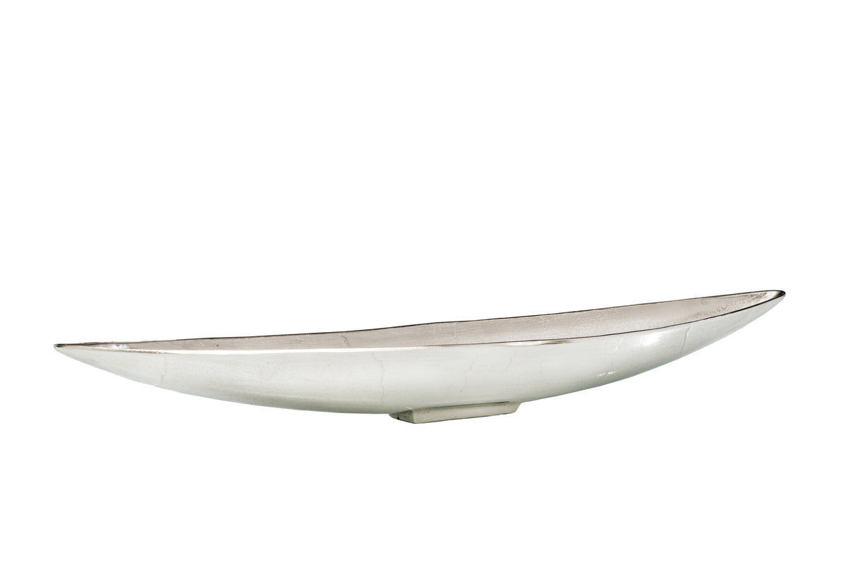 GINKGO Decorative bowl 42cm gold handmade metal