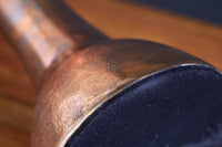 FACE Handgefertigte Vase 50cm Kupfer-Look Antik Aluminium abstrakt