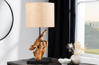 EL TORO Extravagant table lamp 68cm black bull head table lamp