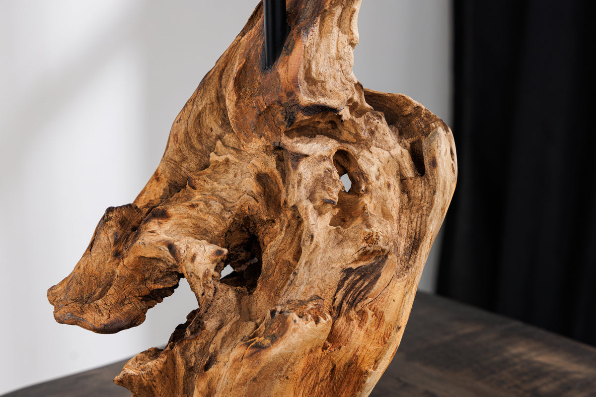 EL TORO Extravagant table lamp 68cm black bull head table lamp