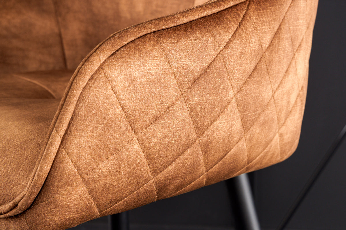 EUPHORIA Design Barhocker Samt schwarze Metallbeine Barstuhl mit Lehne