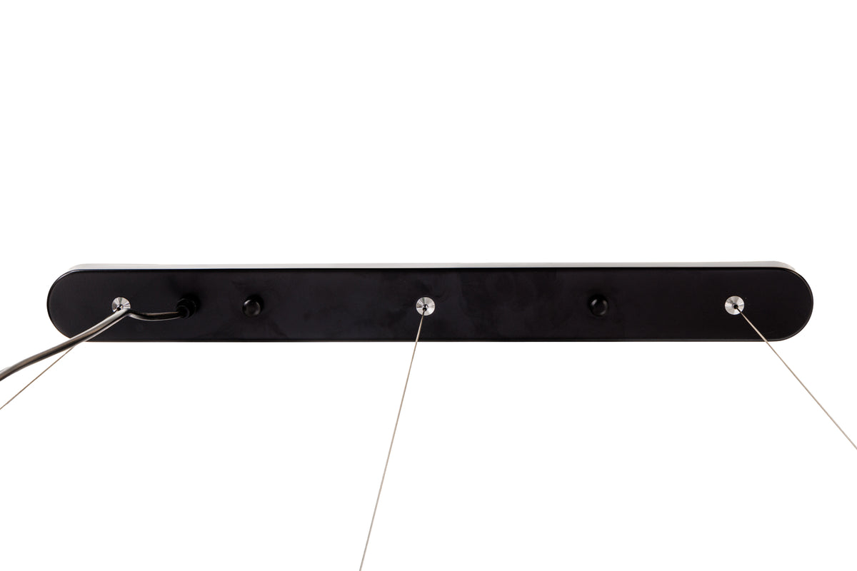 Maritime Hängeleuchte SEVEN SEAS II 90cm Massivholz Seil Lampe 5 Leuchten