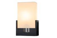 Moderne Tischlampe TWILIGHT 25cm schwarz beige Tischleuchte