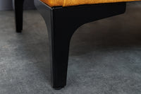 Design Nachttisch BOUTIQUE 50cm Samt zwei Schubladen