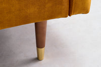 COUTURE Modernes Schlafsofa 196cm Microvelours 3-Sitzer Couch Bettfunktion ink. Kissen