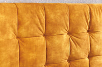 BOUTIQUE design double bed 160x200cm petrol velvet queen size bed frame