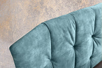 BOUTIQUE design double bed 180x200cm velvet king size bed frame