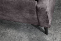 BOUTIQUE design double bed 160x200cm petrol velvet queen size bed frame