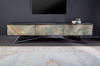 MOUNTAIN SOUL design TV board 200cm hanging/standing marble acacia wood