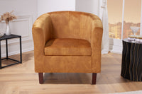 Design Lounge Sessel HEMINGWAY Samt Armlehnen Cocktailsessel