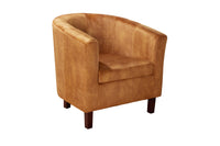 Design Lounge Sessel HEMINGWAY Samt Armlehnen Cocktailsessel