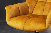 Drehbarer Sessel PAPILLON höhenverstellbar mit Armlehne