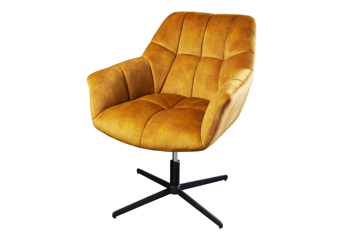 Drehbarer Sessel PAPILLON höhenverstellbar mit Armlehne