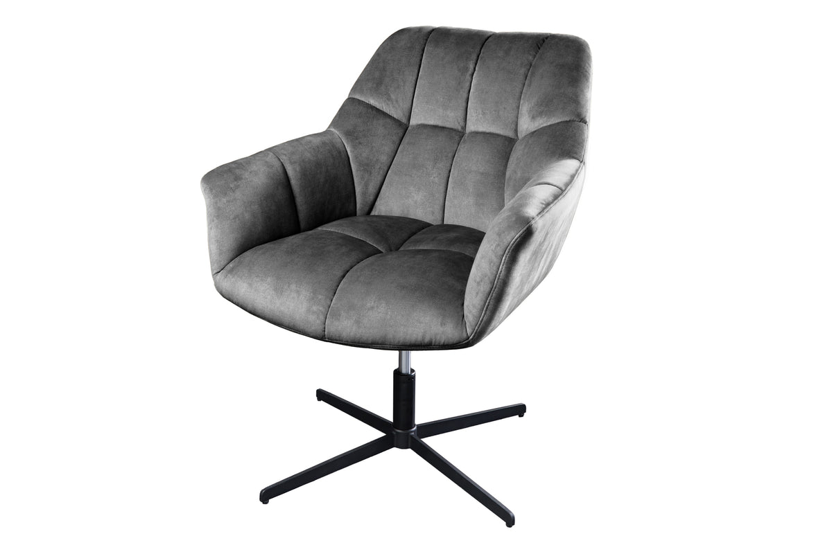 Drehbarer Sessel PAPILLON höhenverstellbar mit Armlehne