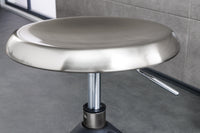 INDUSTRIAL Höhenverstellbarer Barhocker rund drehbar Industrial Design
