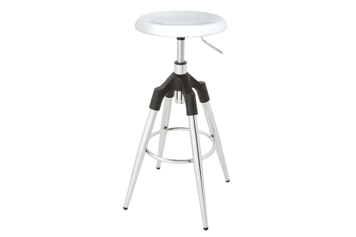 INDUSTRIAL Höhenverstellbarer Barhocker rund drehbar Industrial Design