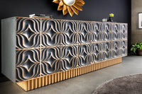 ORGANIC LIVING Solid sideboard 175cm mango wood organic design