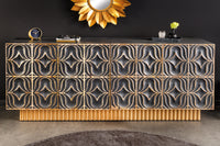ORGANIC LIVING Solid sideboard 175cm mango wood organic design