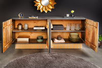ORGANIC LIVING Solid sideboard 175cm mango wood organic design
