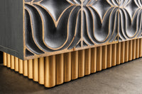 ORGANIC LIVING Solid sideboard 175cm mango wood organic design