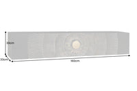 AMAZONAS Solid TV lowboard 160cm brown sheesham wood with tree edge
