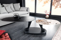 ARCHITECTURE Industrial coffee table 100cm oiled oak black frame