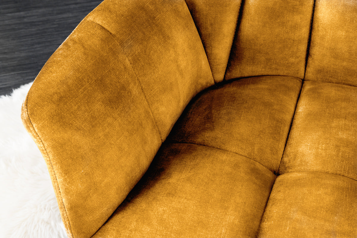 Esszimmer Sitzbank PAPILLON 165cm Samt mit Lehnen schwarzes Metallgestell