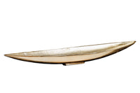 GINKGO Decorative bowl 42cm gold handmade metal