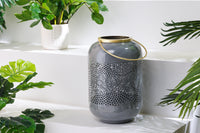 Deko Windlicht CANDLELIGHT 30cm Metall handmade Laterne