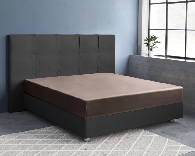 Spannbettlaken SATIN-SPANNBETTLAKEN aus 100% Baumwollsatin