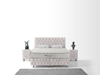 Design Saphira Bett, Boxspringbett inkl Matratze