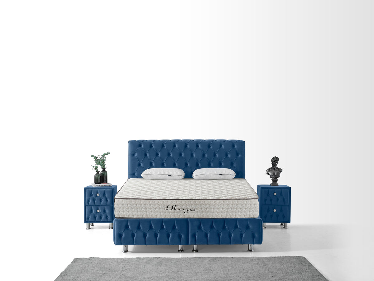 Design Saphira Bett, Boxspringbett inkl Matratze