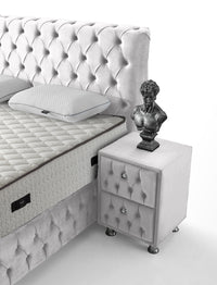 Design Saphira Bett, Boxspringbett inkl Matratze