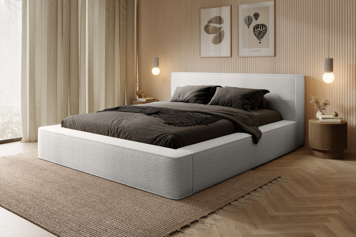 Designer Polsterbett Alma mit Stauraum