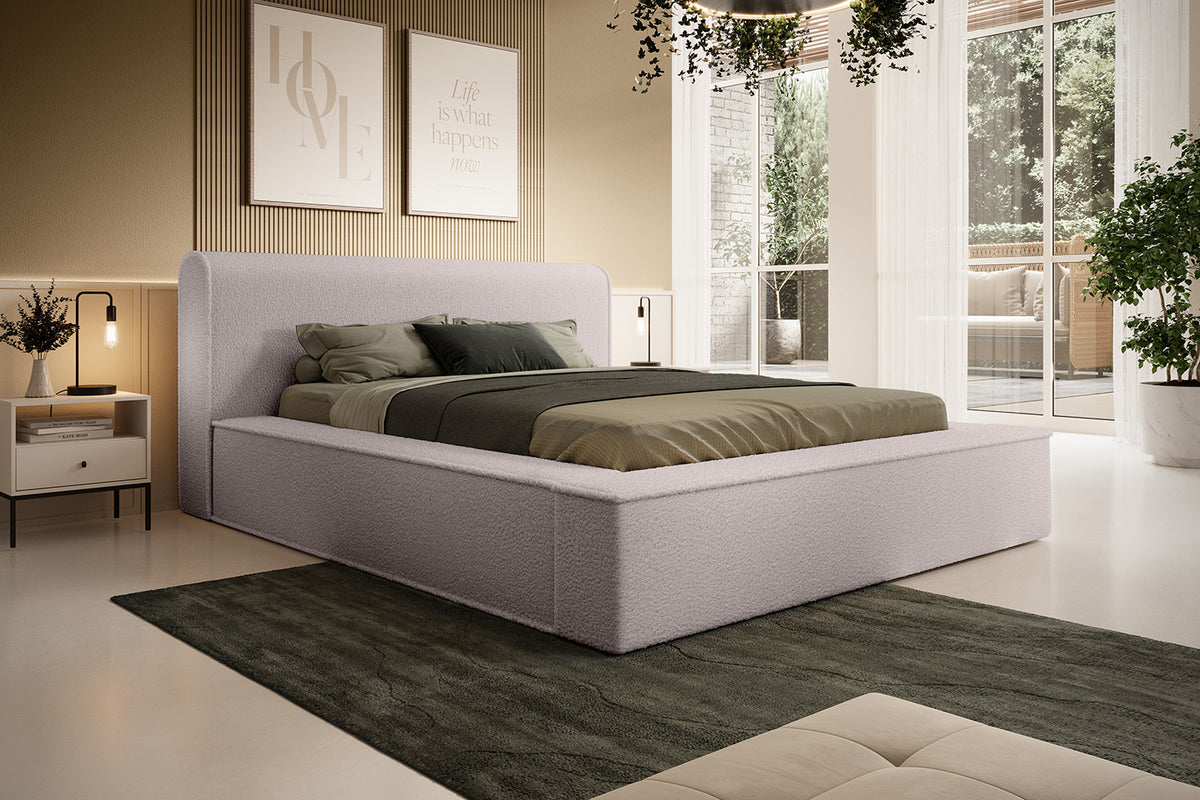 Designer Polsterbett Fatima mit Stauraum