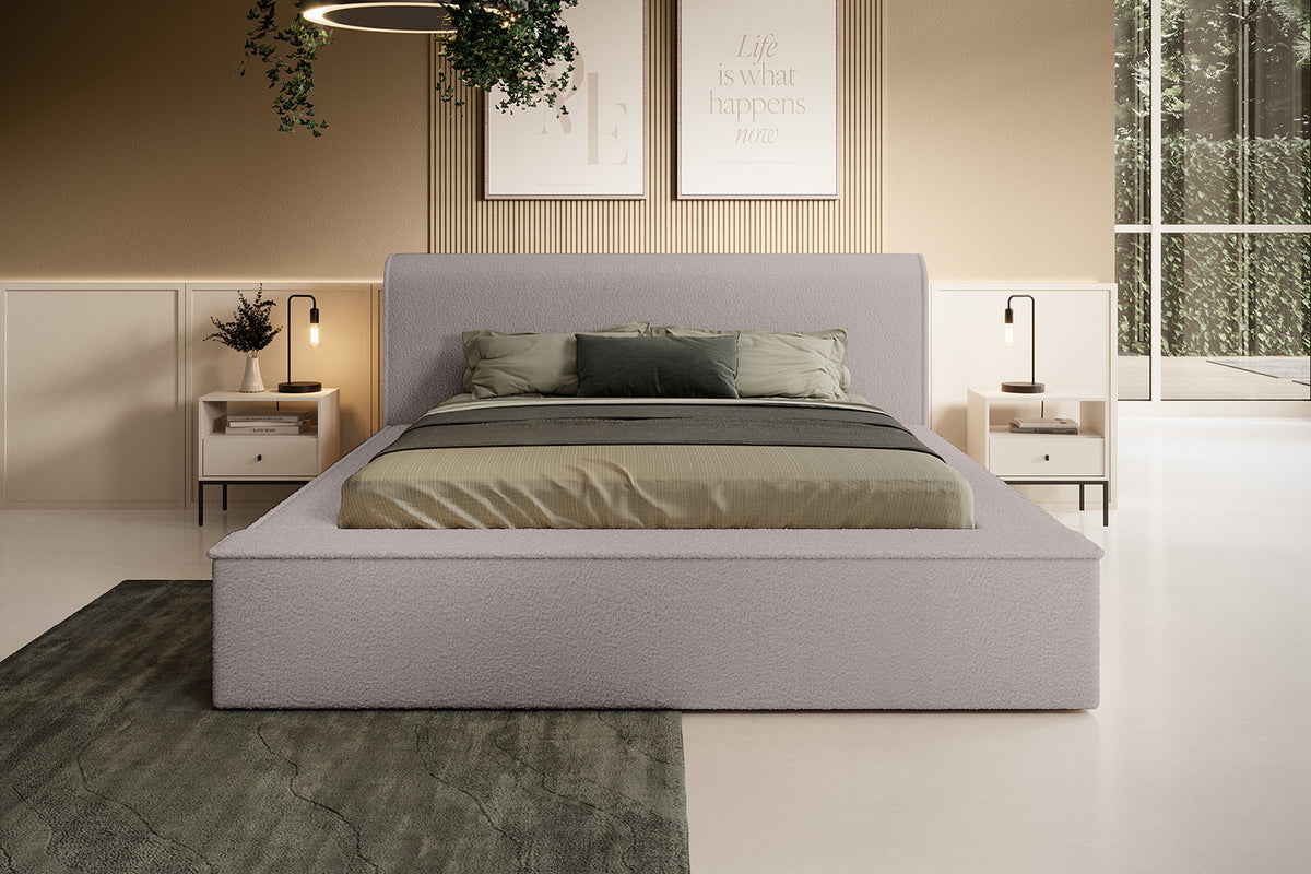 Designer Polsterbett Fatima mit Stauraum
