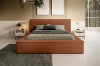 Designer Polsterbett Fatima mit Stauraum